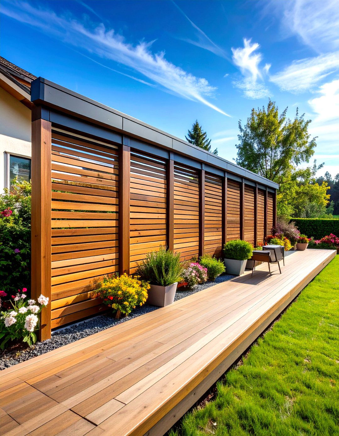 30 Best Raised Deck Privacy Ideas for Your Home - We Love Home Blog