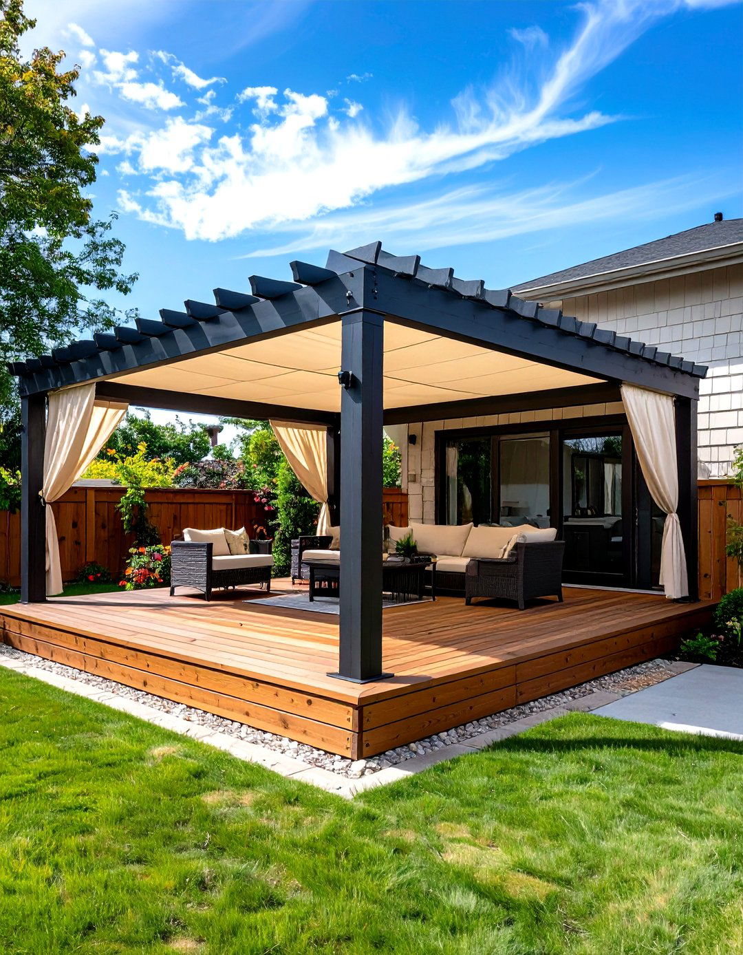 30 Best Raised Deck Privacy Ideas for Your Home - We Love Home Blog