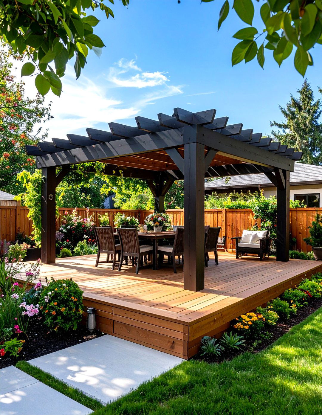 30 Stunning Raised Deck Ideas for Your Backyard - We Love Home Blog