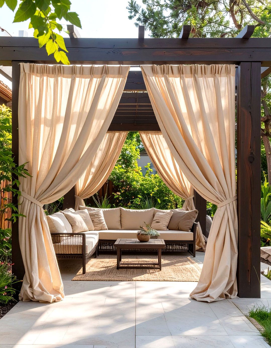 Raised Garden Bed Wall - 30 tall backyard privacy ideas