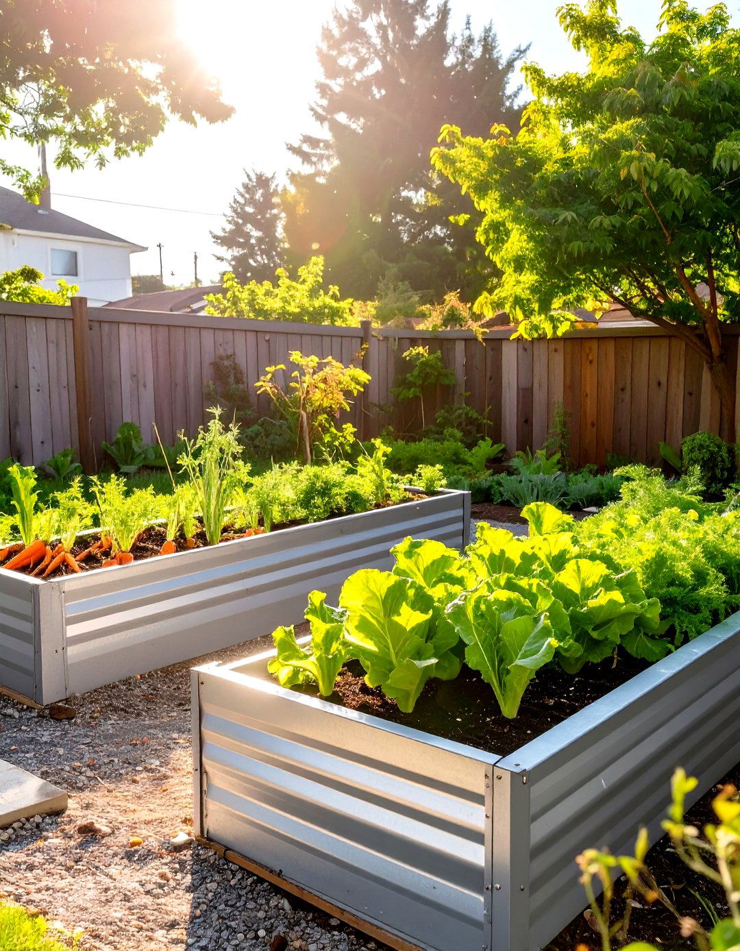 Raised Garden Beds for Easy Access - 30 small backyard landscaping ideas