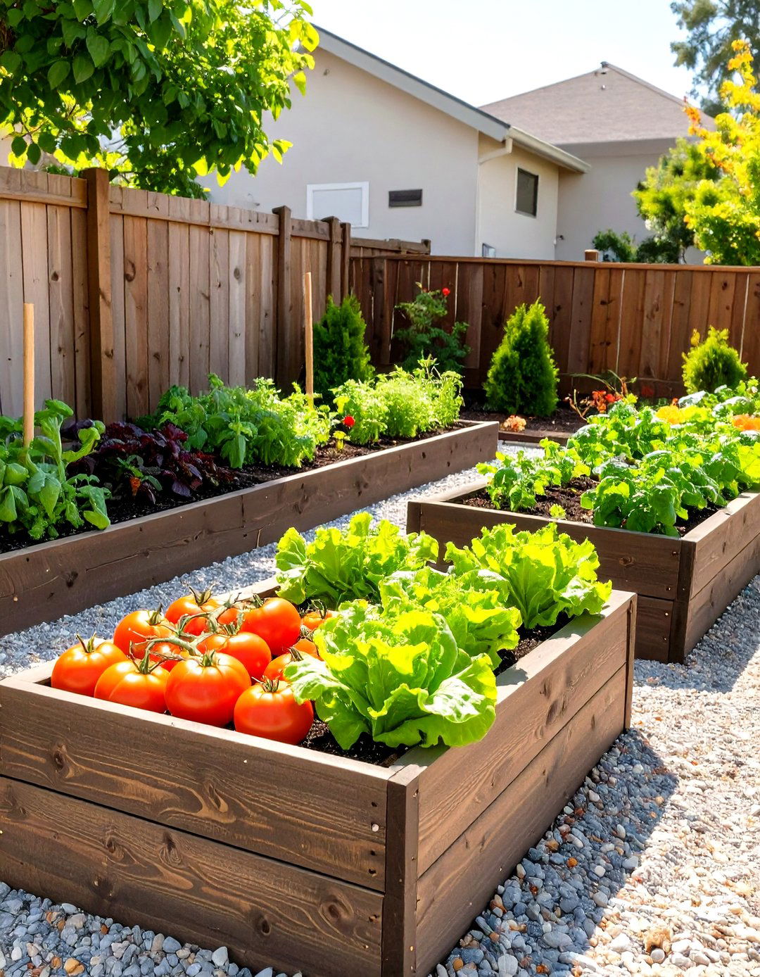Raised Garden Beds for Vegetables - 30 small front yard landscaping ideas