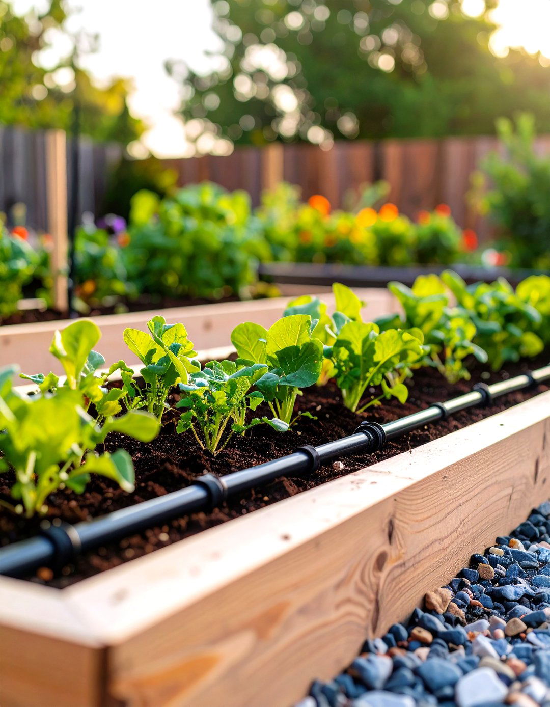 Raised Garden Beds with Integrated Irrigation - 30 modern raised garden bed ideas