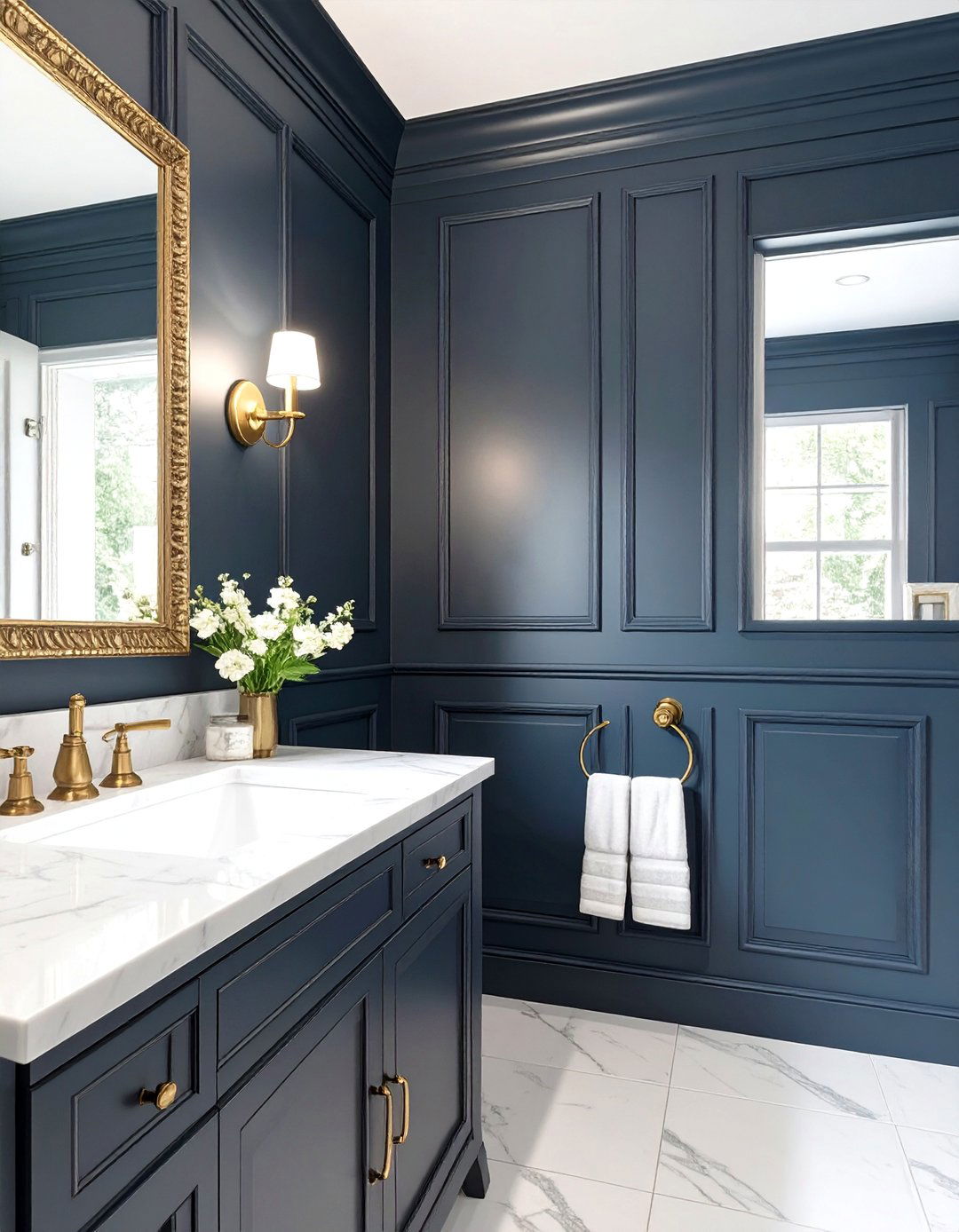 Raised Panel Bathroom Wainscoting - 30 bathroom wainscoting ideas