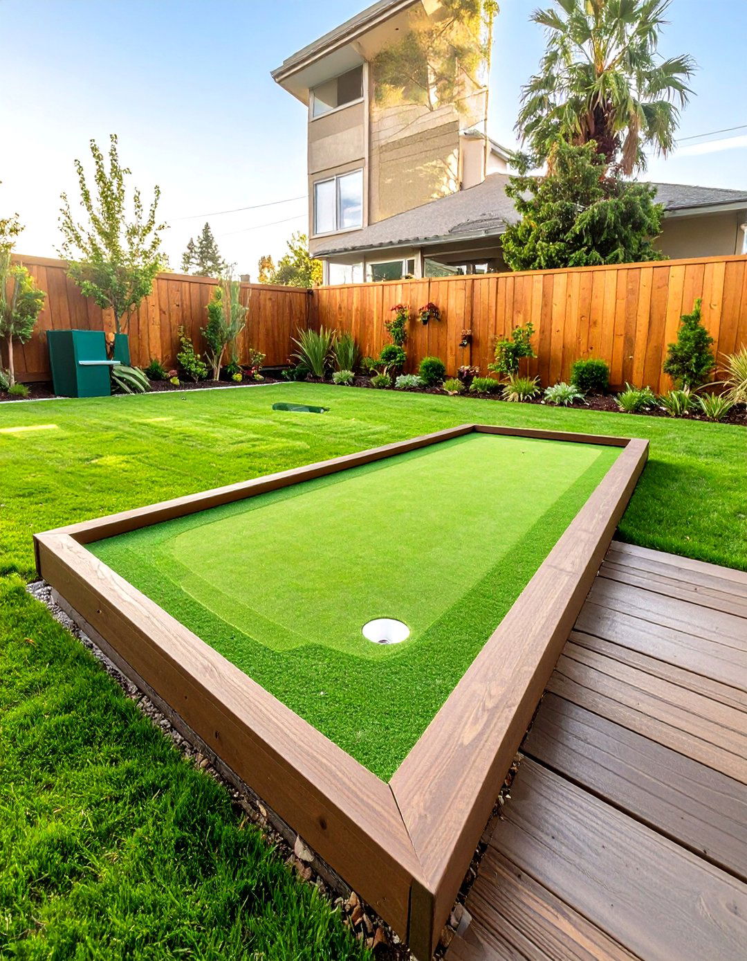 Raised Small Backyard Putting Green - 30 small backyard putting green ideas
