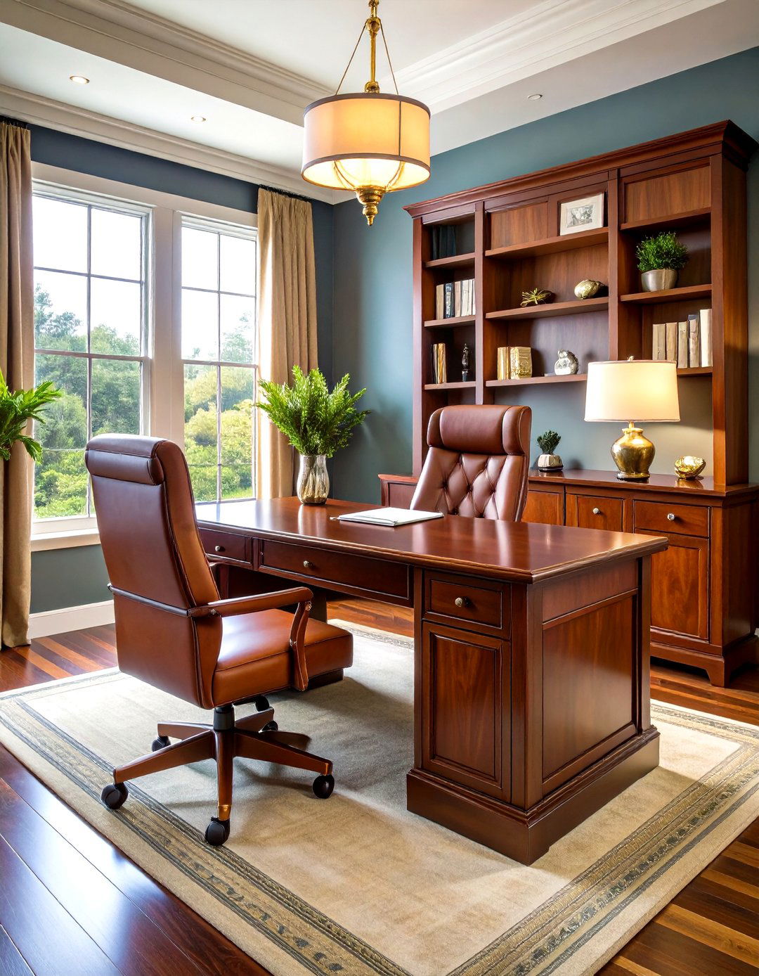 Ralph Lauren Inspired Desk and Office Space - 30 ralph lauren interior design ideas