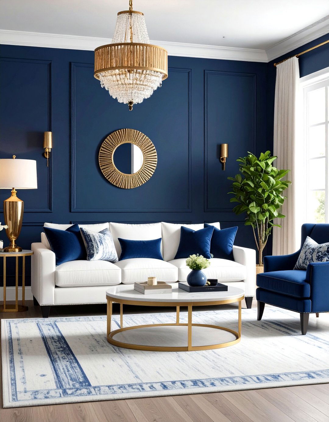 Ralph Laurens Signature Navy and White Palette - 30 ralph lauren interior design ideas