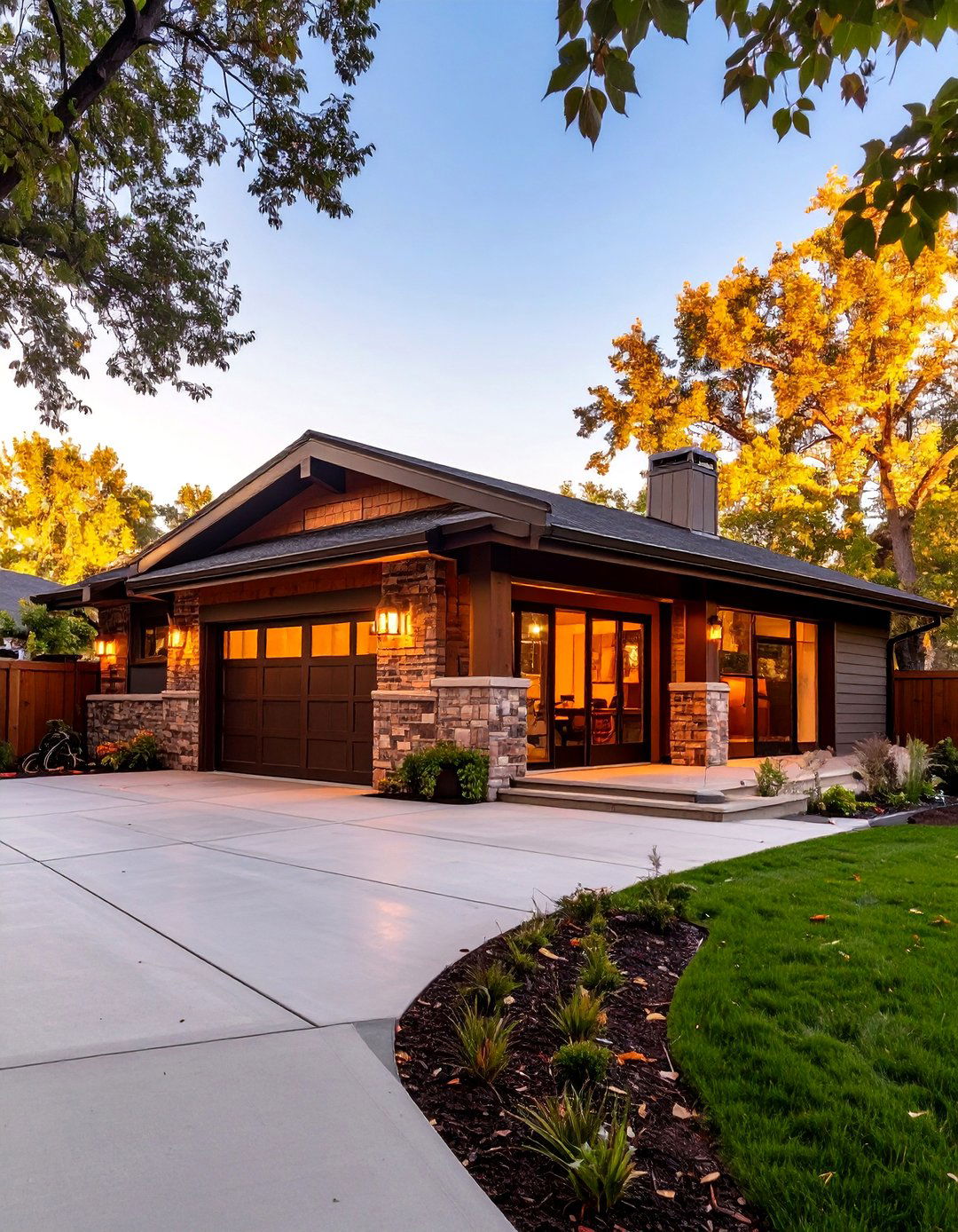 Picture of 30 Bungalow House Design Ideas for Charming Curb Appeal - We Love Home Blog