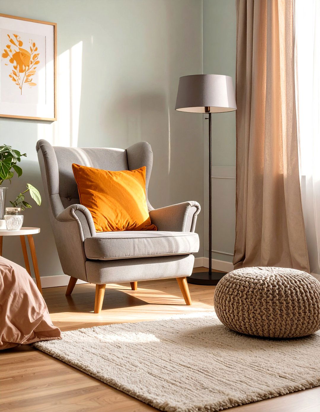Reading Nook with a Comfy Armchair - 30 teenage girl room ideas