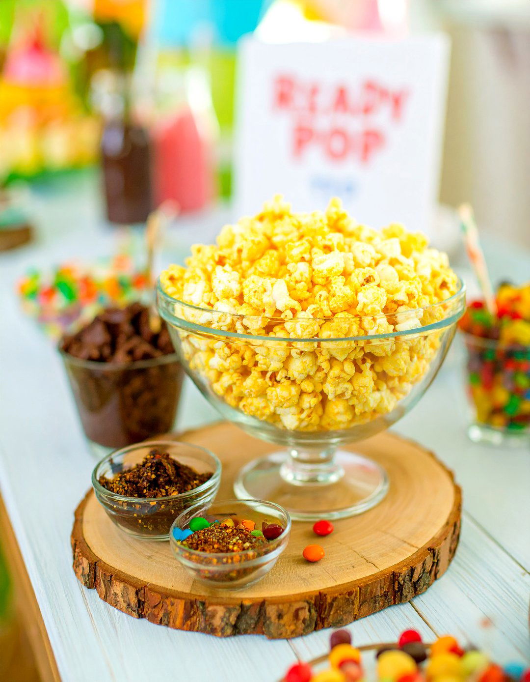 Ready to Pop Popcorn Bar - 30 cute baby baby shower food ideas