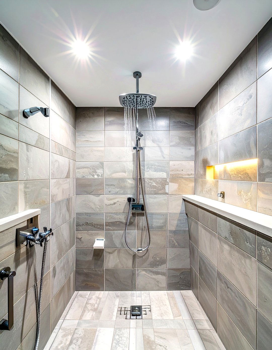 Recessed Can Lights for General Illumination - 30 shower lighting ideas
