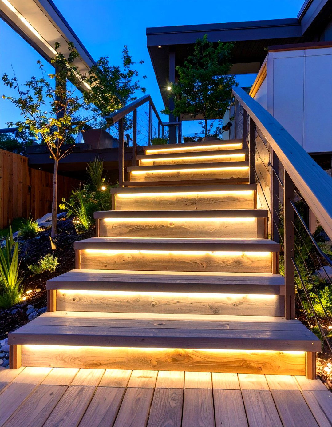 Recessed Deck and Patio Step Lights - 30 outdoor patio lighting ideas