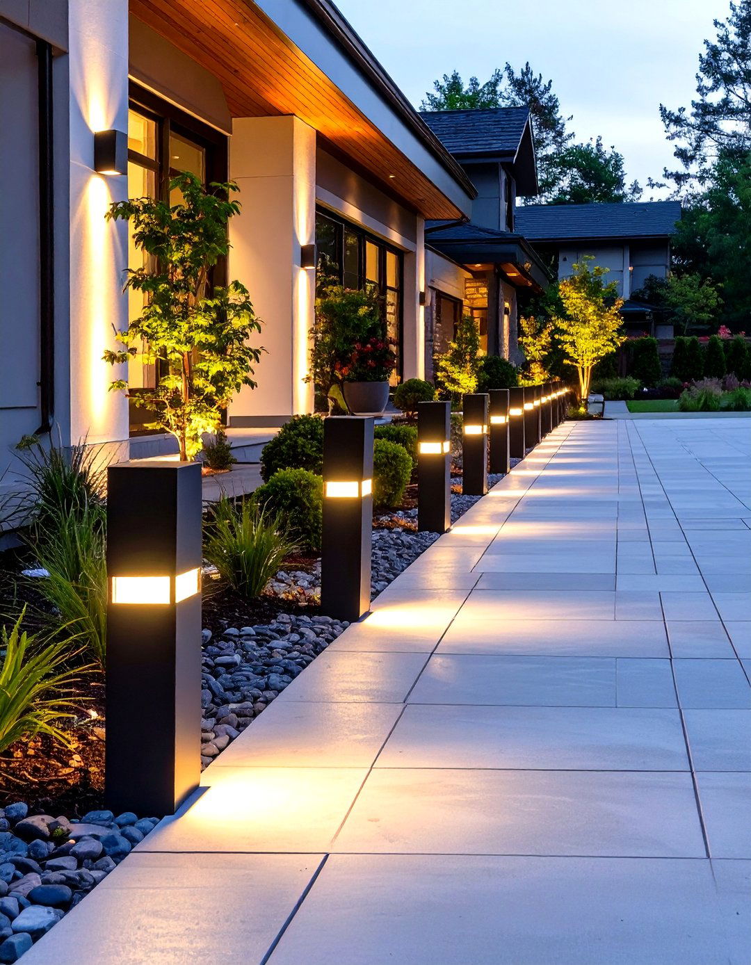 Recessed Step and Stair Lighting - 30 outdoor house lighting ideas