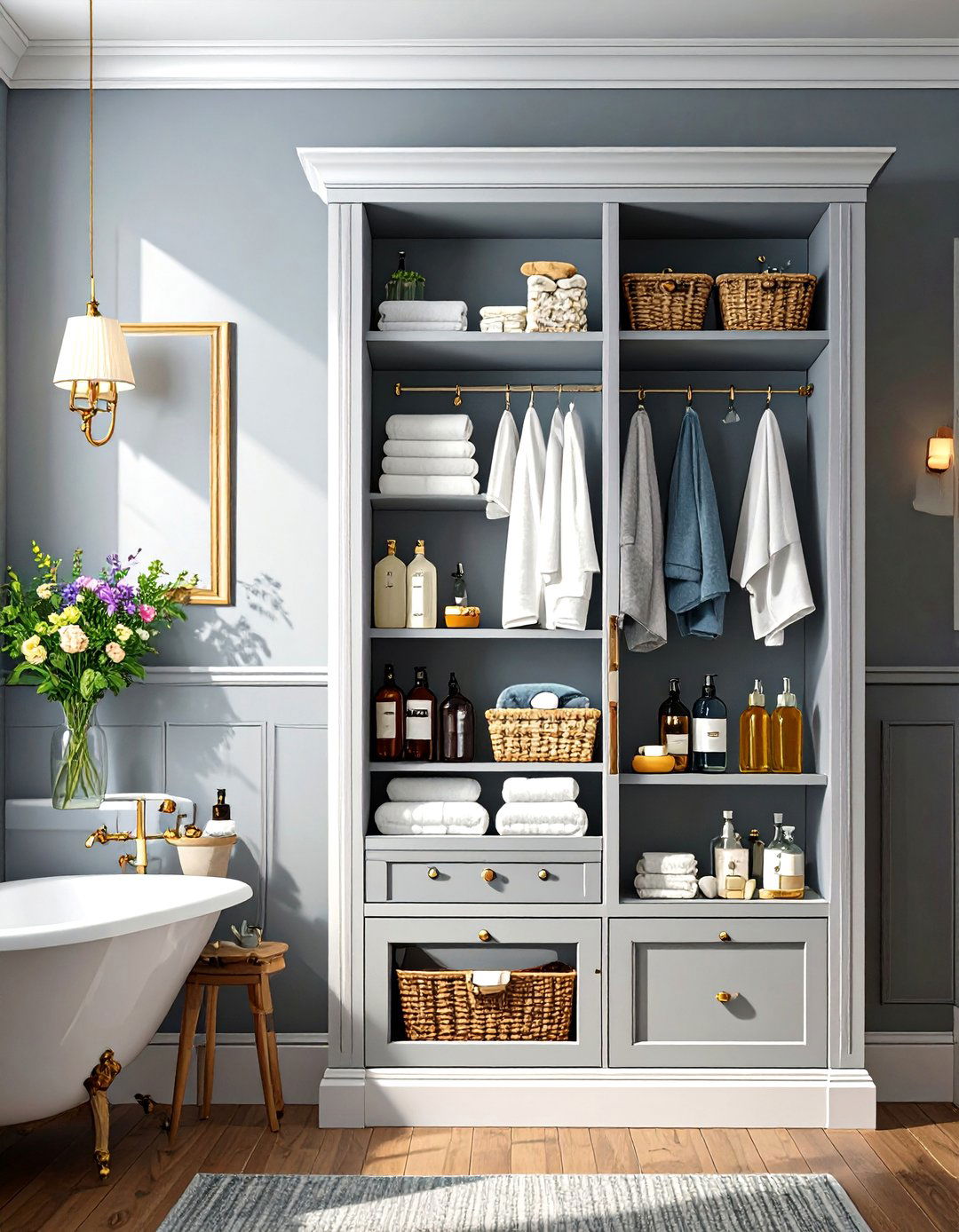 30 Bathroom Linen Closet Ideas for Maximum Storage - We Love Home Blog