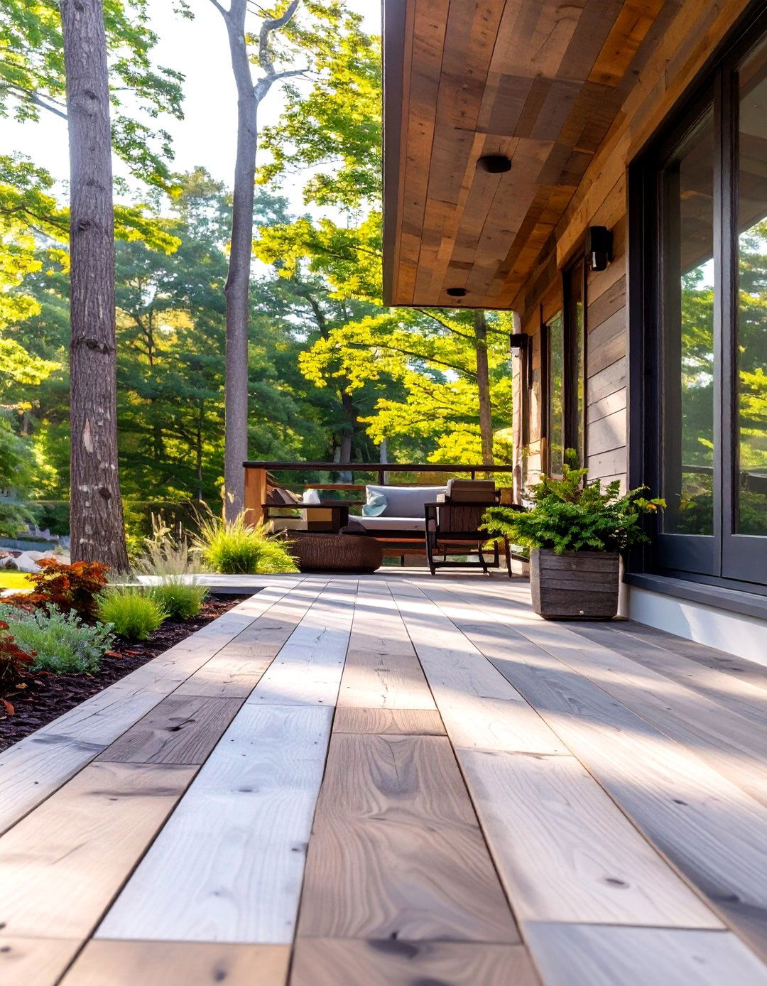 Reclaimed Wood Fascia - 30 deck fascia ideas
