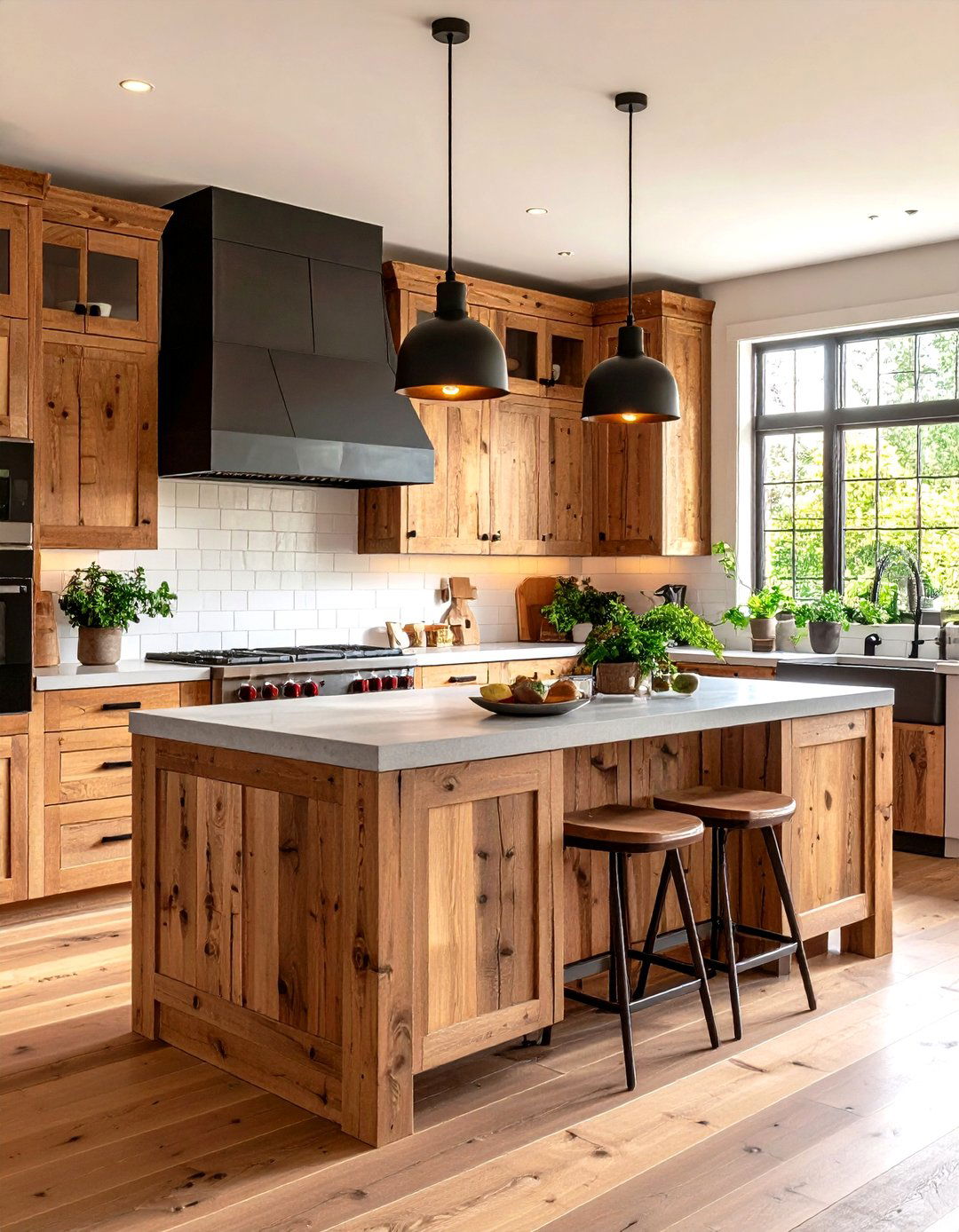 Reclaimed Wood Kitchen Cabinets - 30 ideas for kitchen cabinets