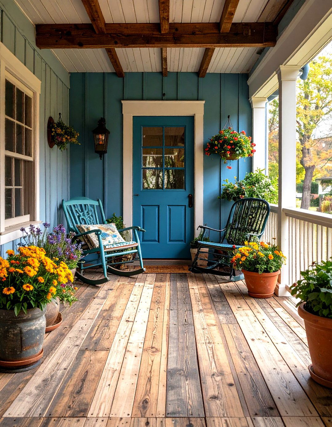 Reclaimed Wood Porch Flooring - 30 porch flooring ideas