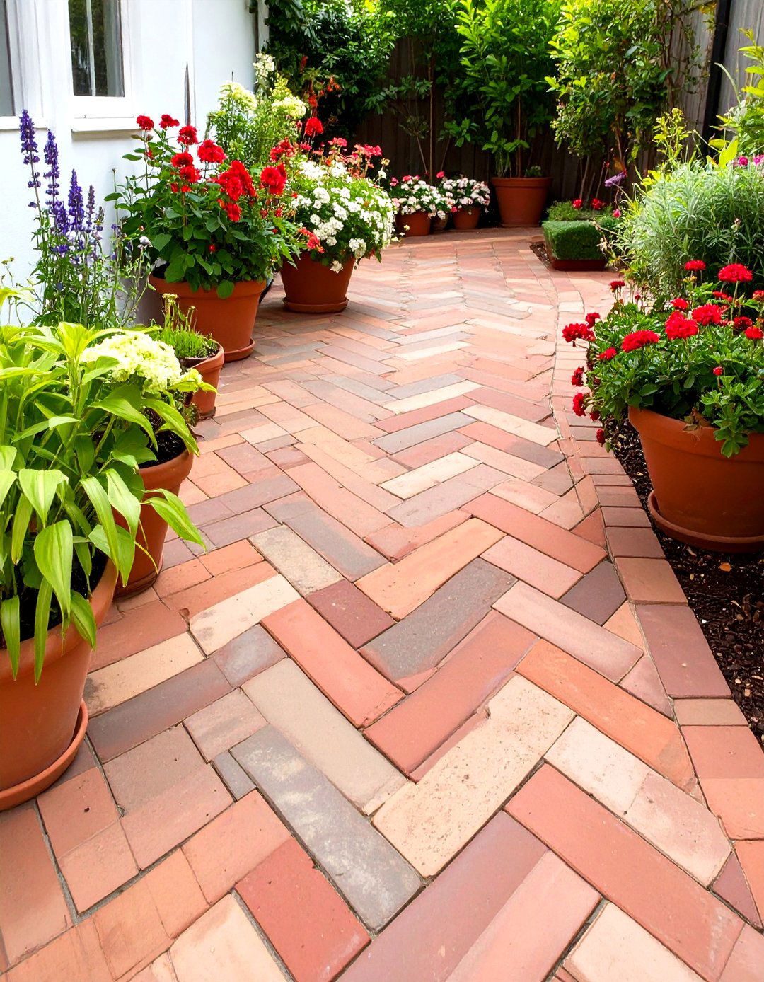 Recycled Brick Paver Patio - 30 small cheap patio paver ideas