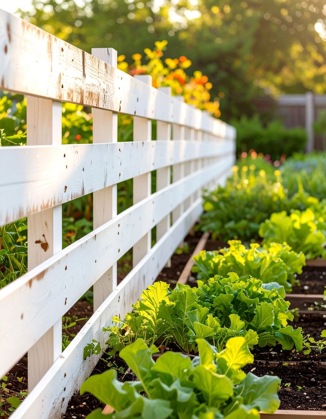 Recycled Pallet Wood Fence - 30 small garden fence ideas
