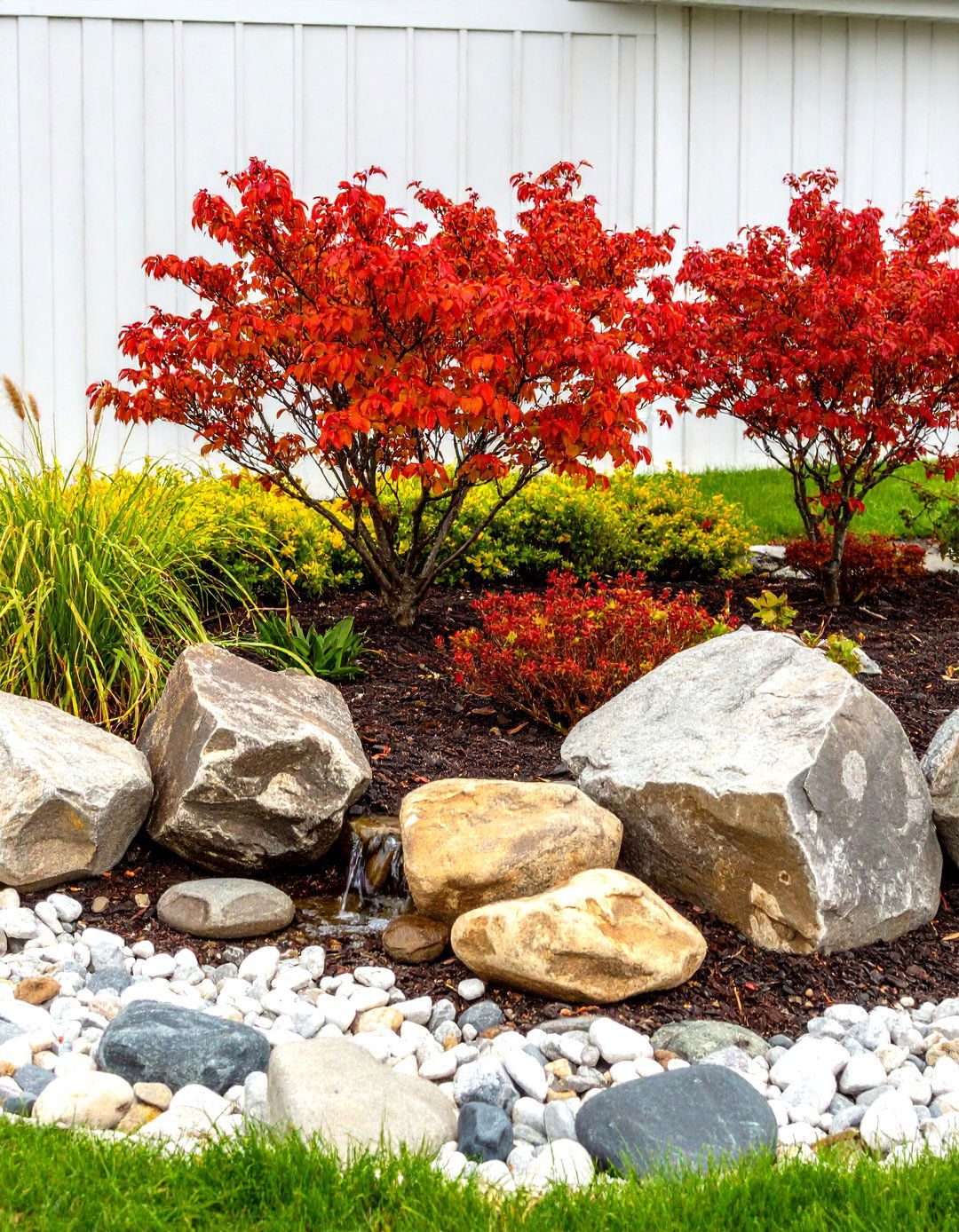 Red Twig Dogwood in Rain Gardens - 30 red twig dogwood landscape design ideas