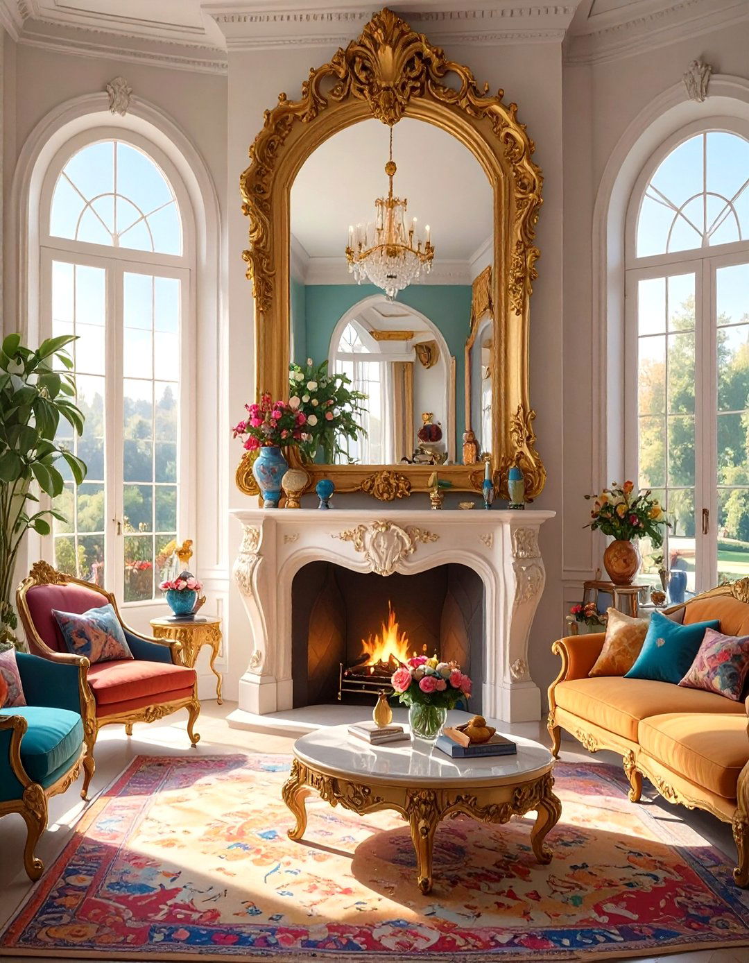 Reflective Surfaces and Mirrors - 30 what is maximalist interior design ideas