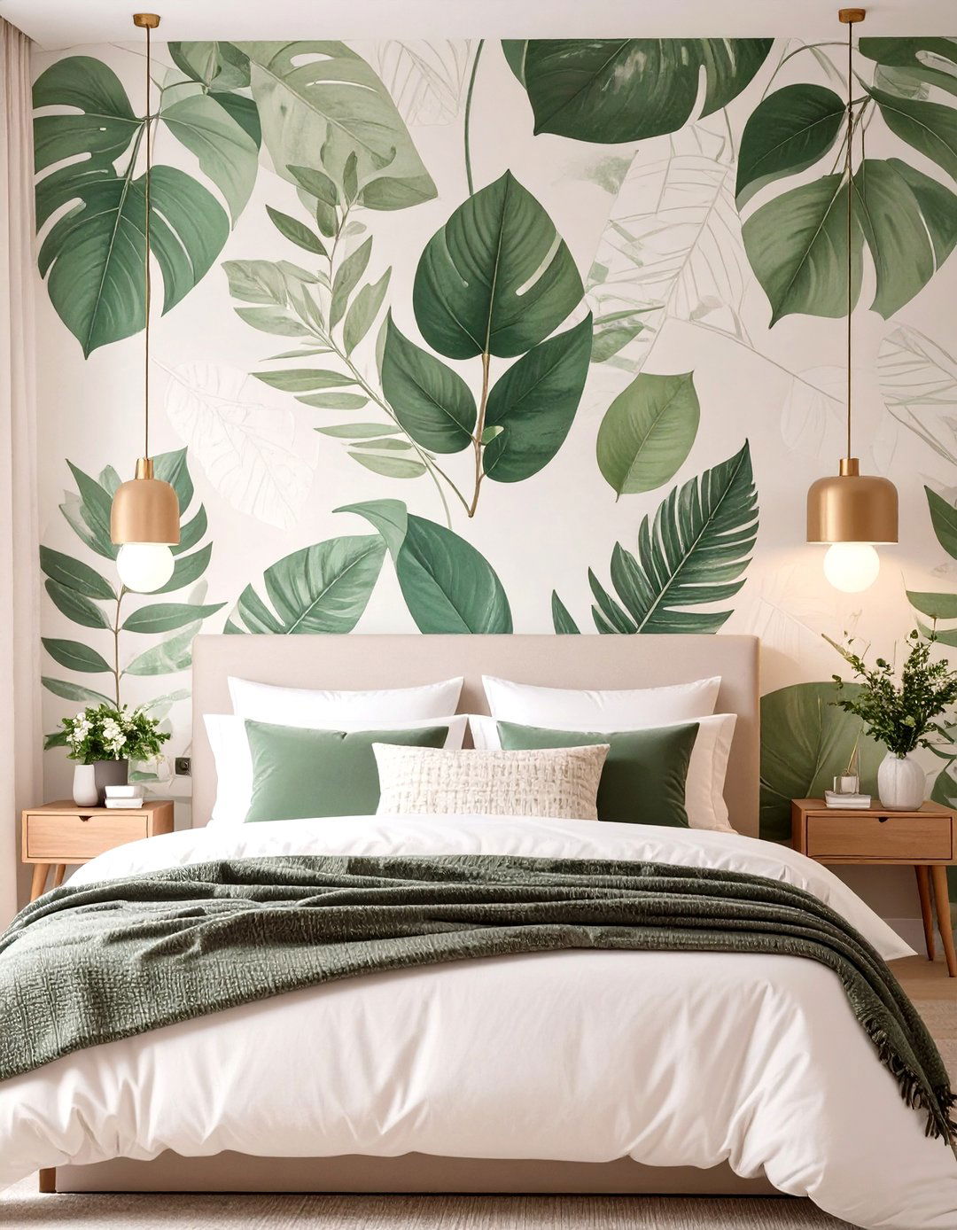 Removable Wallpaper Accent Wall - 30 teenage girl bedroom ideas for small rooms