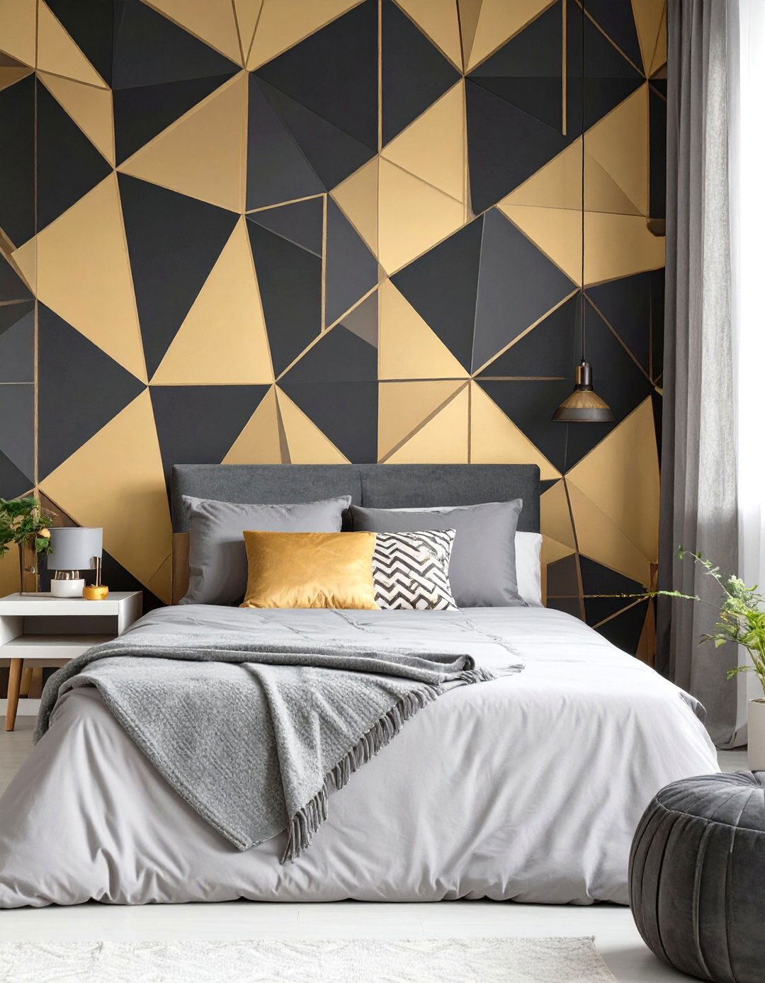 Removable Wallpaper for a Feature Wall - 30 teen room decor ideas