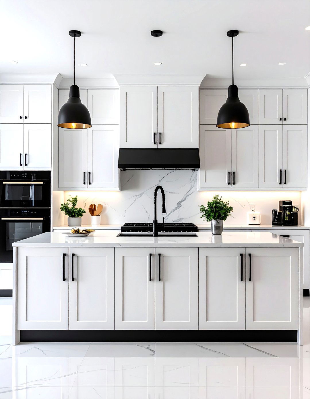 Repetitive Use of Metallic Finishes - 30 repetition in interior design ideas