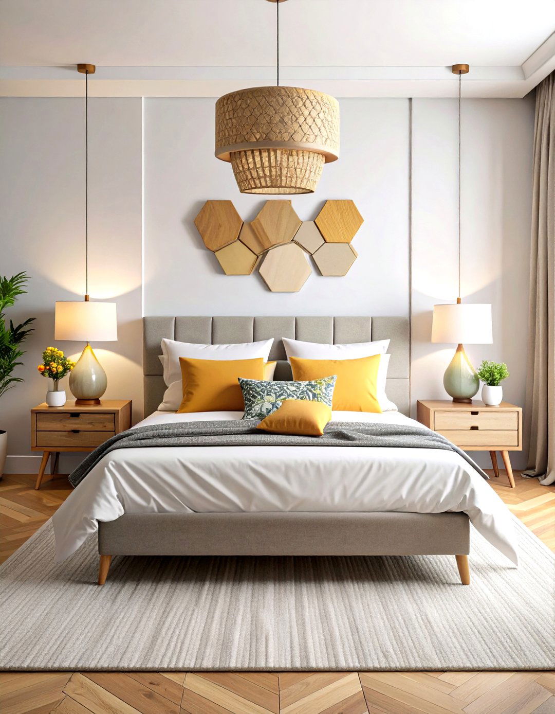 Repetitive Use of a Geometric Motif - 30 rhythm in interior design ideas