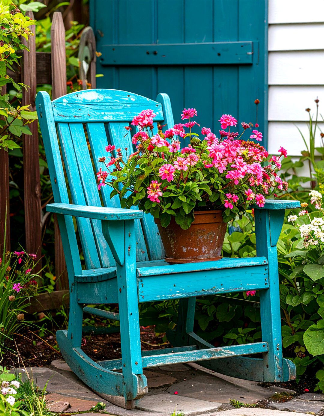 Repurposed Chair Outdoor Planter - 30 outdoor planter ideas