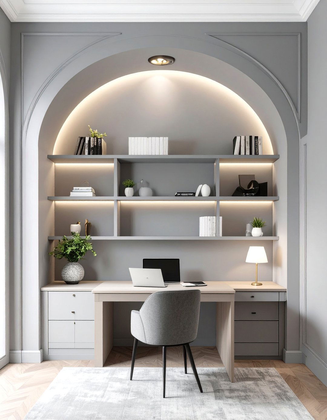 Repurposed Crate Shelving - 30 office shelving ideas