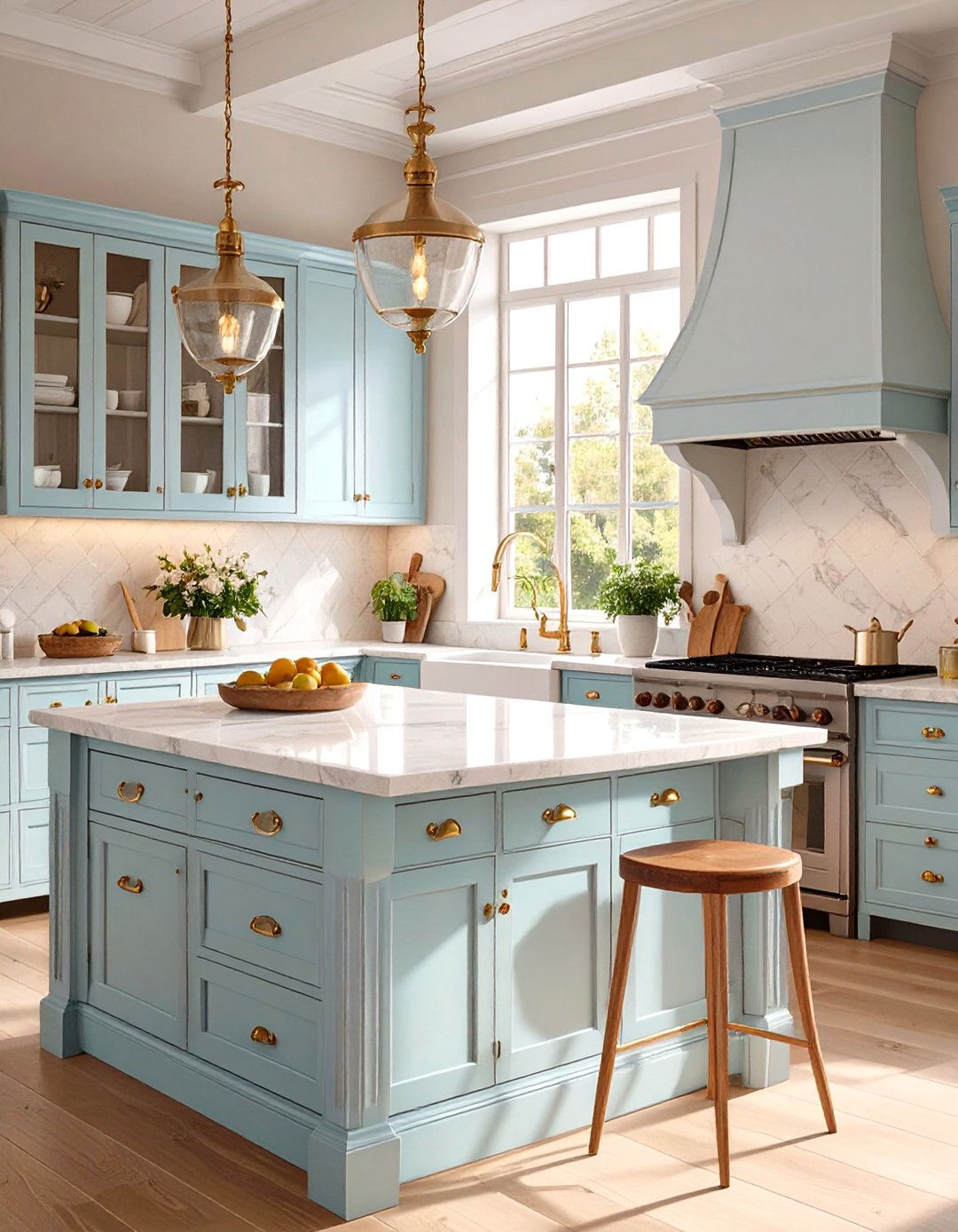 Repurposed Furniture as a Small Kitchen Island - 30 small kitchen ideas with island