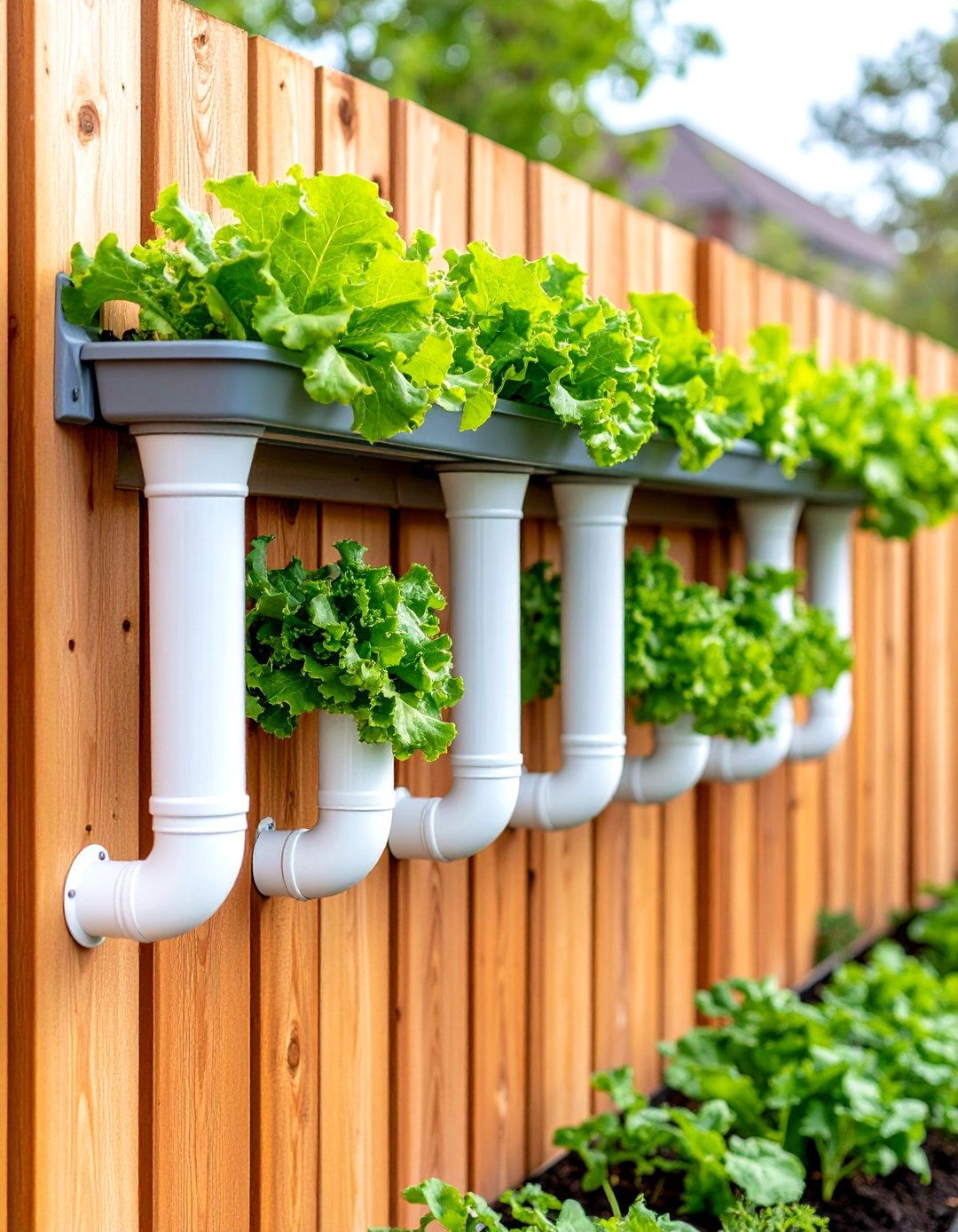 Repurposed Gutter Garden - 30 inexpensive raised garden bed ideas