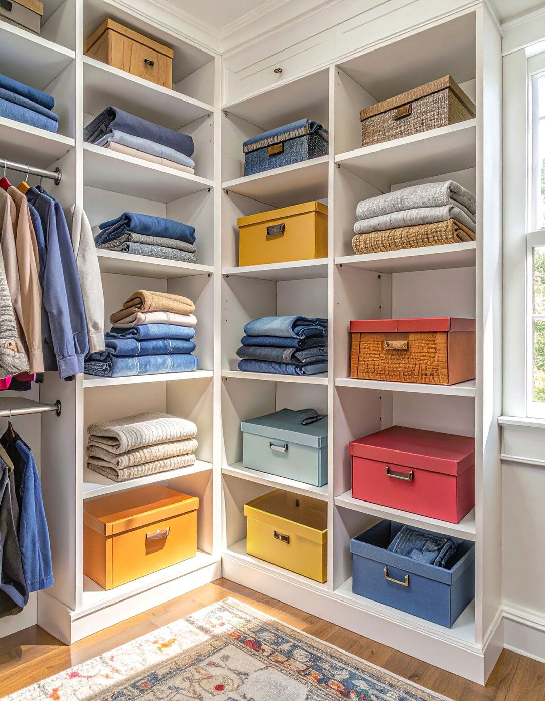 Repurposing a Narrow Bookcase - 30 small closet shelving ideas