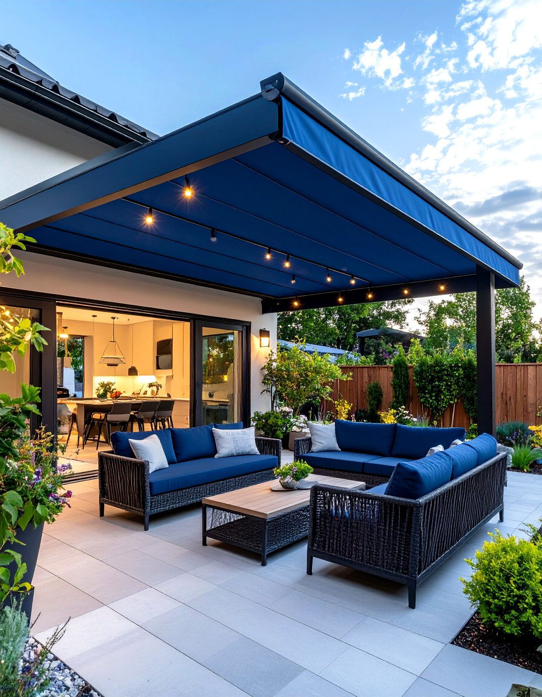 Retractable Awning Patio Ceiling - 30 patio ceiling ideas