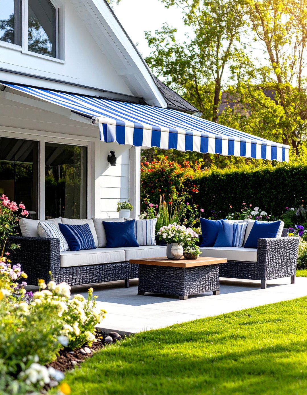 Retractable Fabric Awning Patio Shades - 30 patio shades ideas