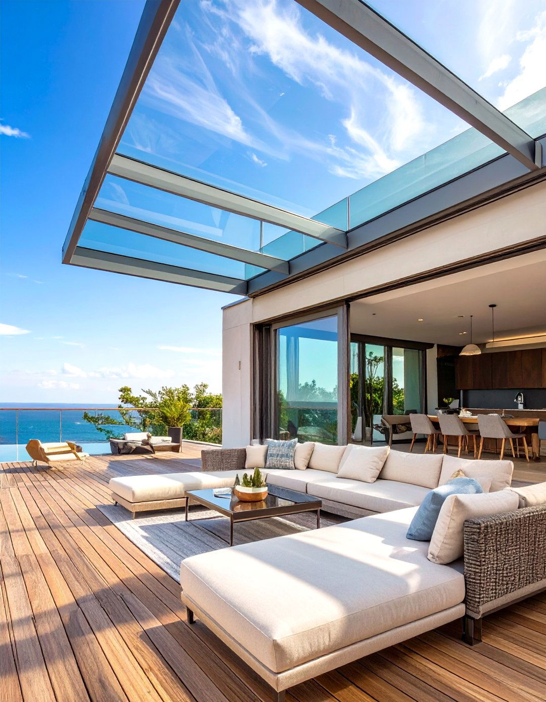 Retractable Glass Roof - 30 deck covering ideas