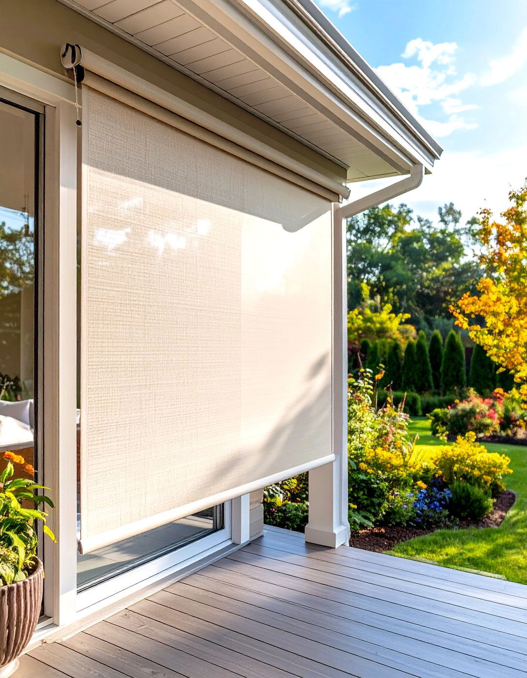 Retractable Vertical Drop Screens - 30 patio sun shade ideas