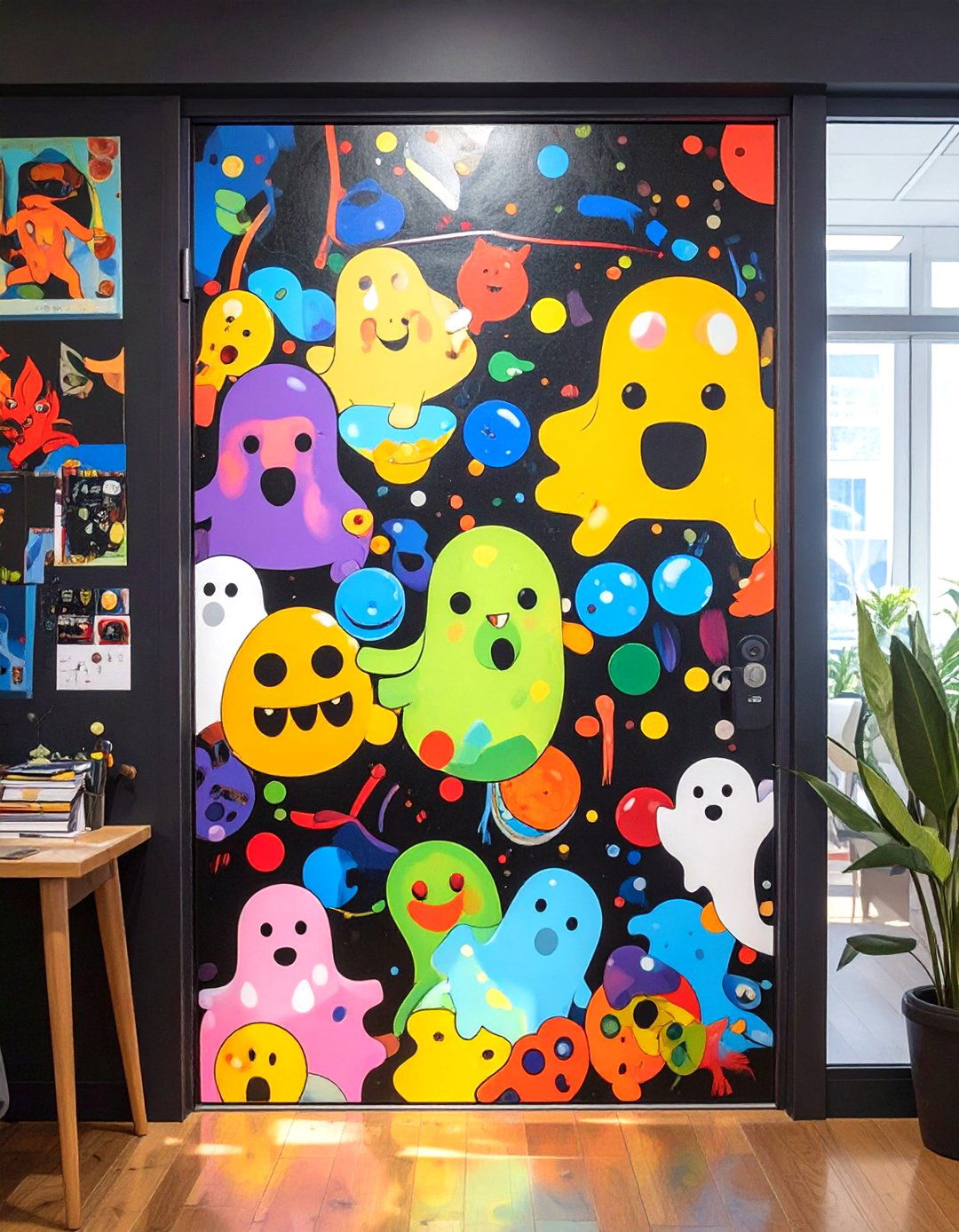 Retro Arcade Game Door