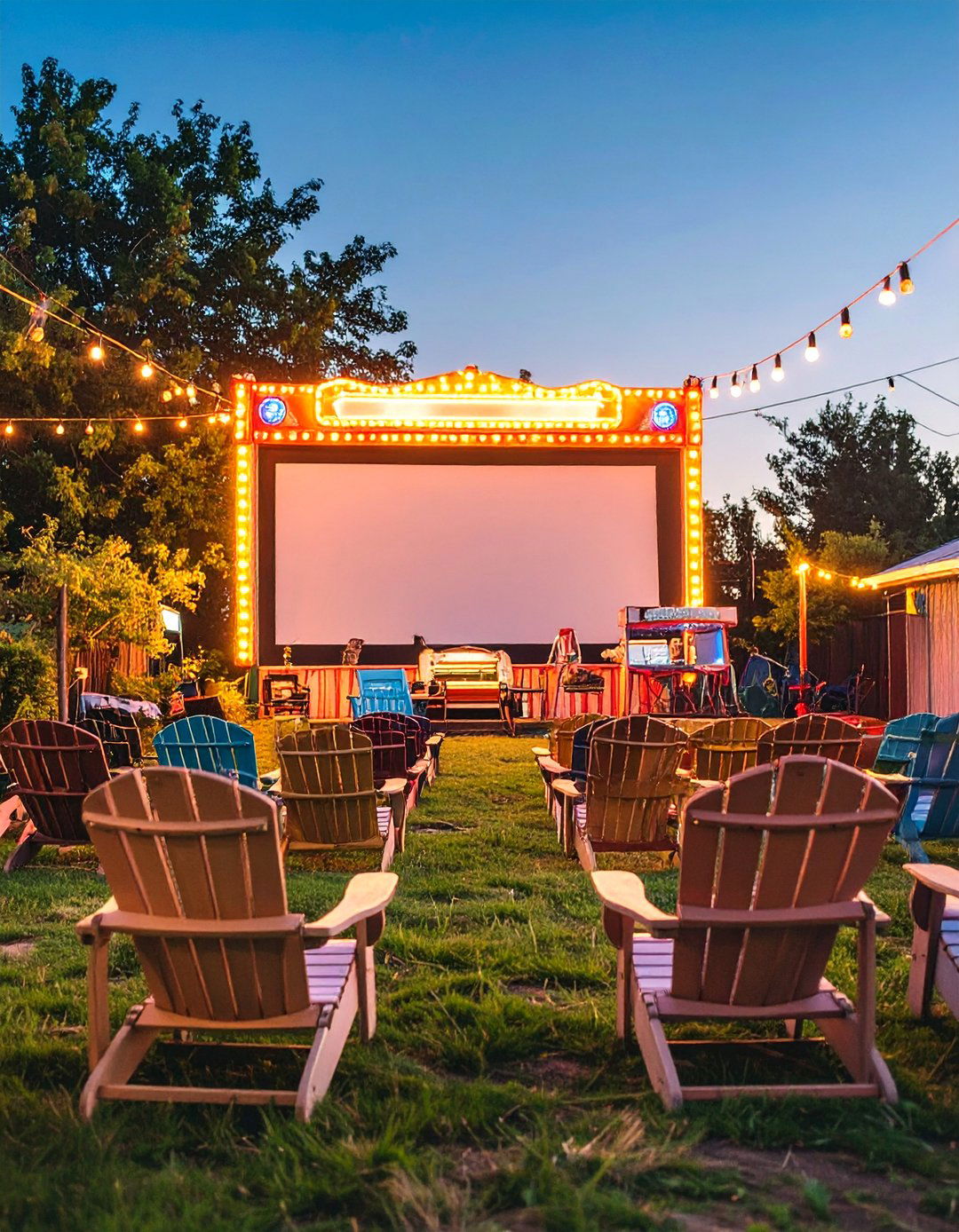 Retro Drive In Movie Party - 30 backyard party ideas