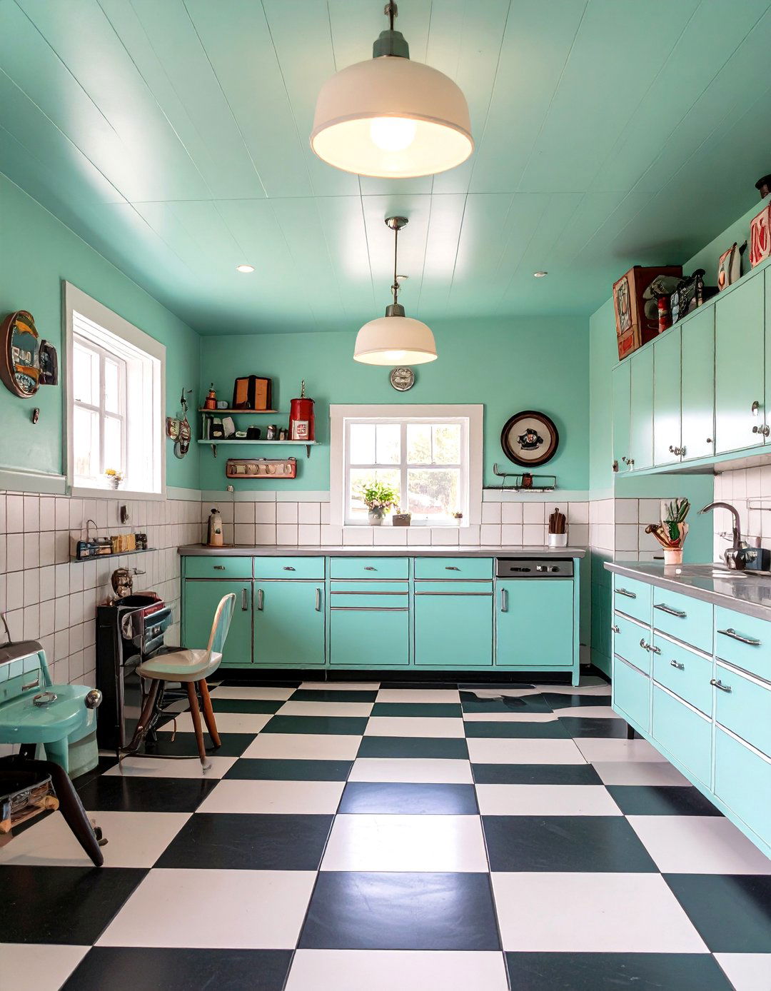 Retro Pastel Paradise - 30 garage painting ideas