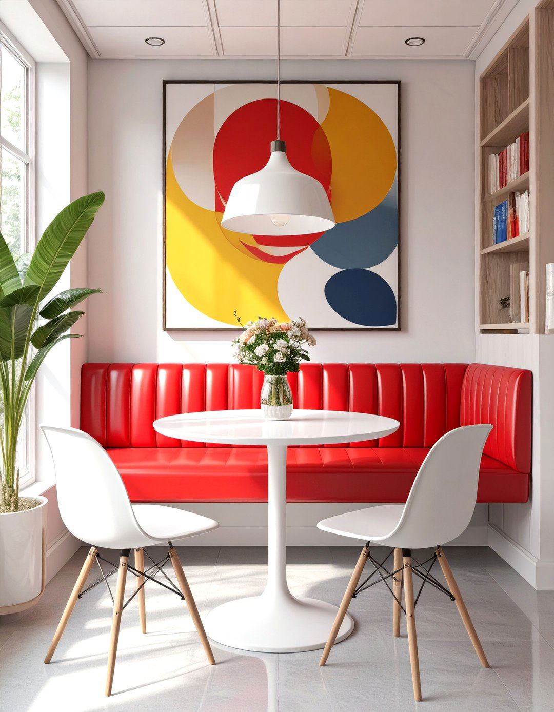 Retro Pop Art Dining Nook - 30 homestyler -house design 3d ideas