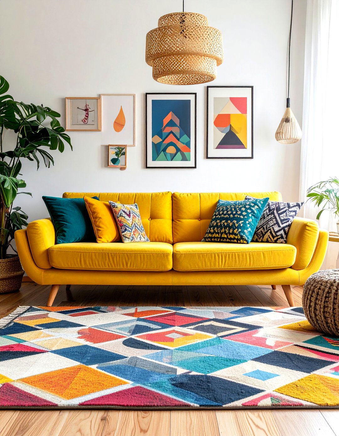 Retro Pop Art Living Room - 30 decoration ideas for living room