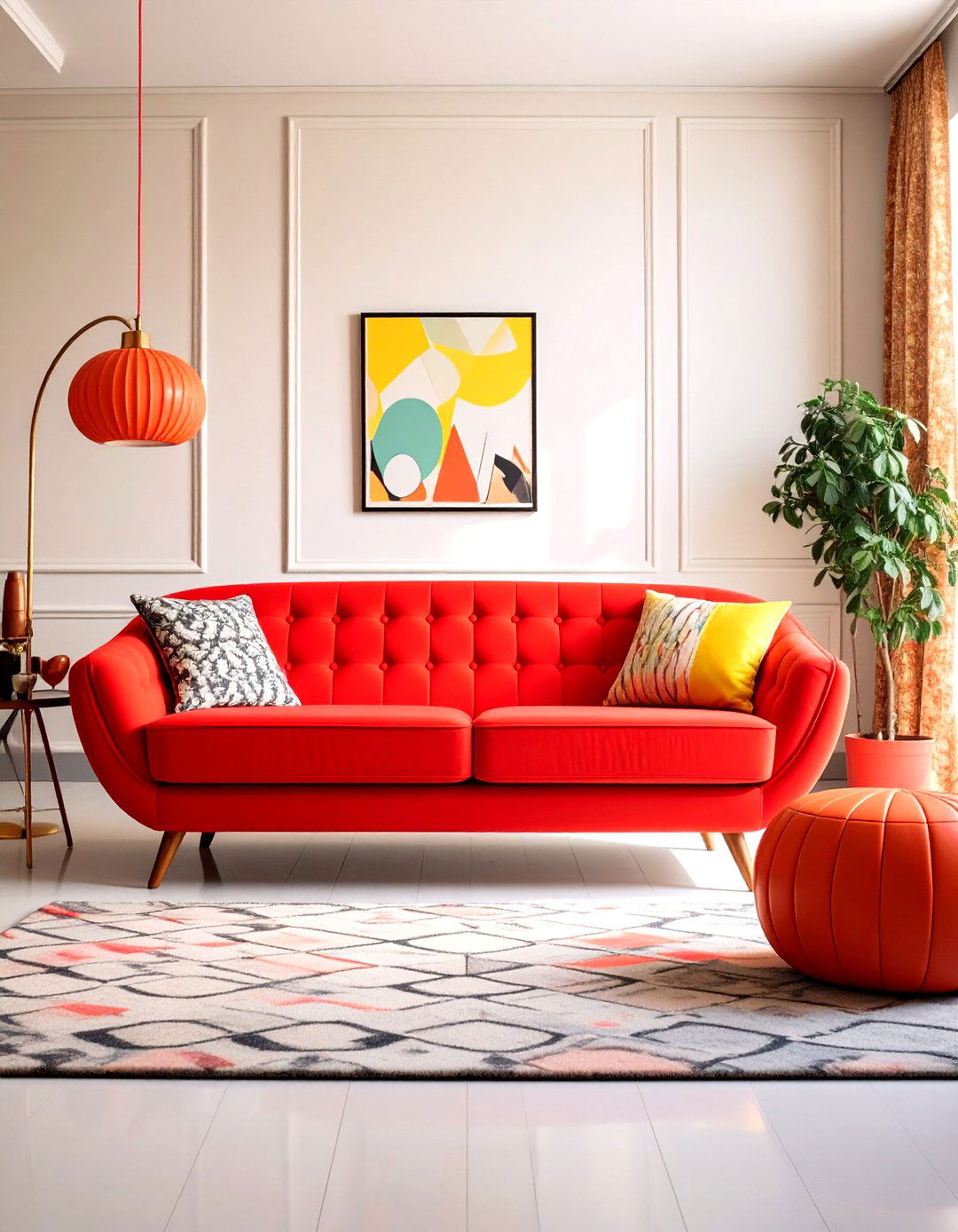 Retro Pop Art Living Room - 30 design your living room ideas