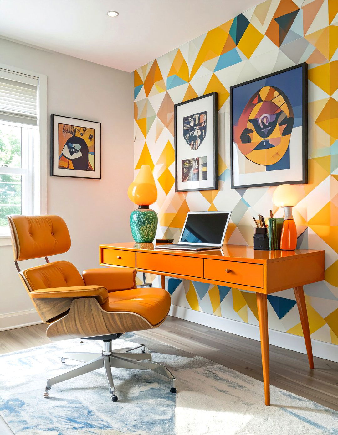 Retro Pop Art Office - 30 cute office ideas