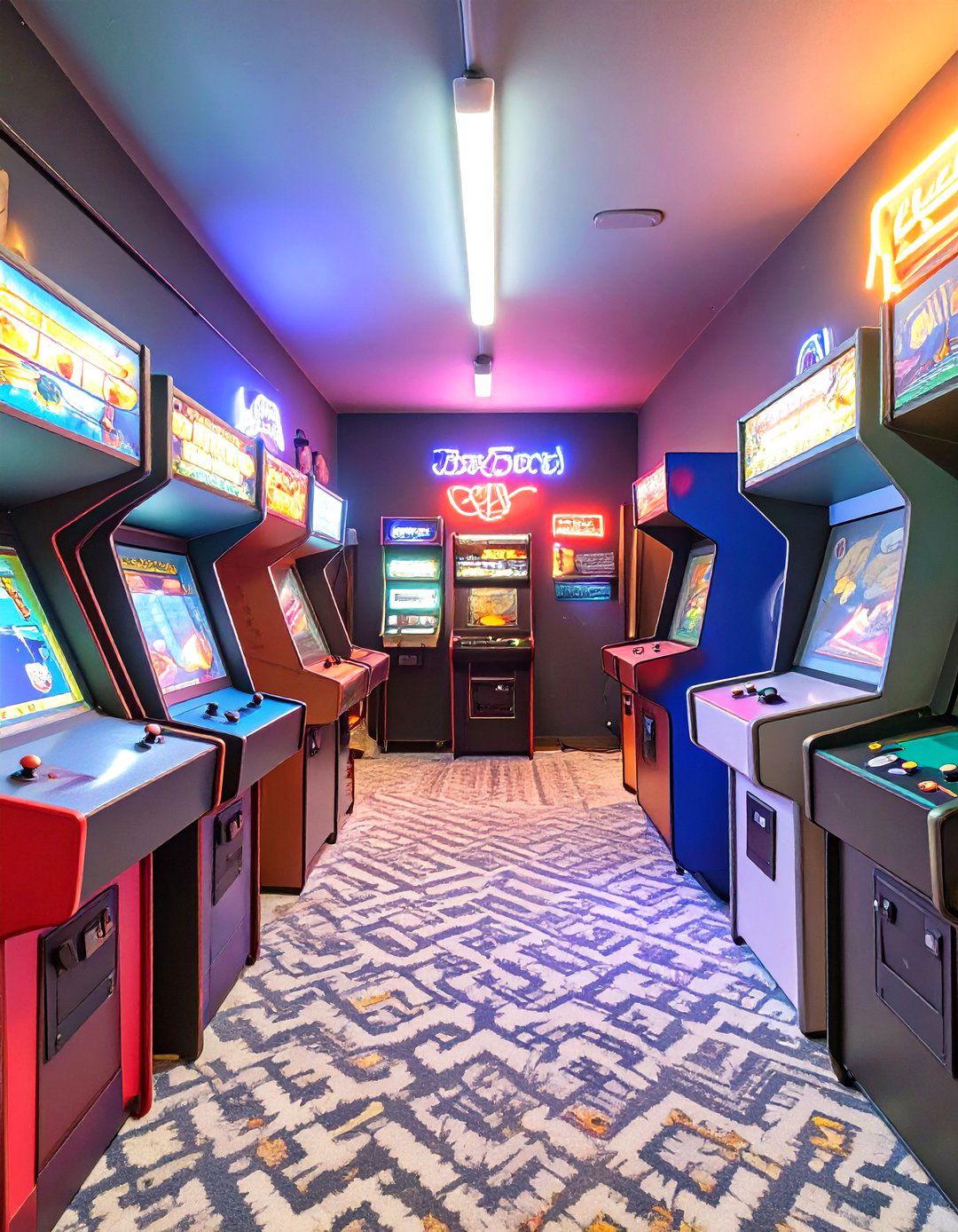 Retro s Arcade Room - 30 basement decorating ideas
