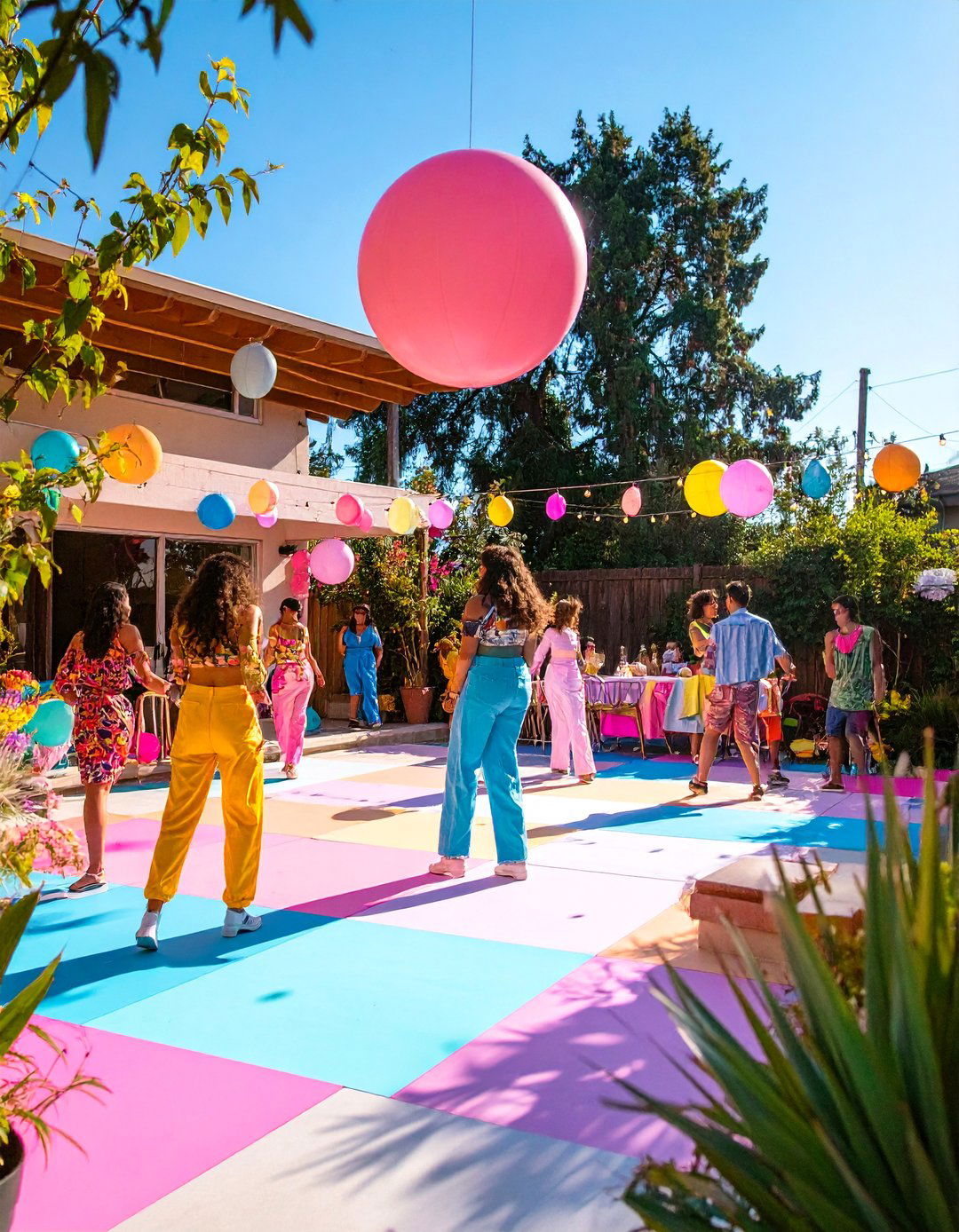 Retro s Throwback Bash - 30 backyard sweet 16 party ideas at home