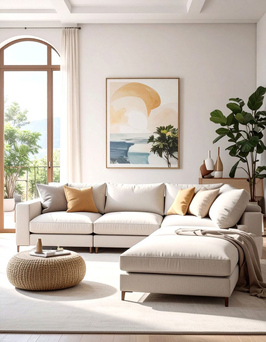 Reversible Chaise Sectional for Versatility - 30 small living room sectional layout ideas