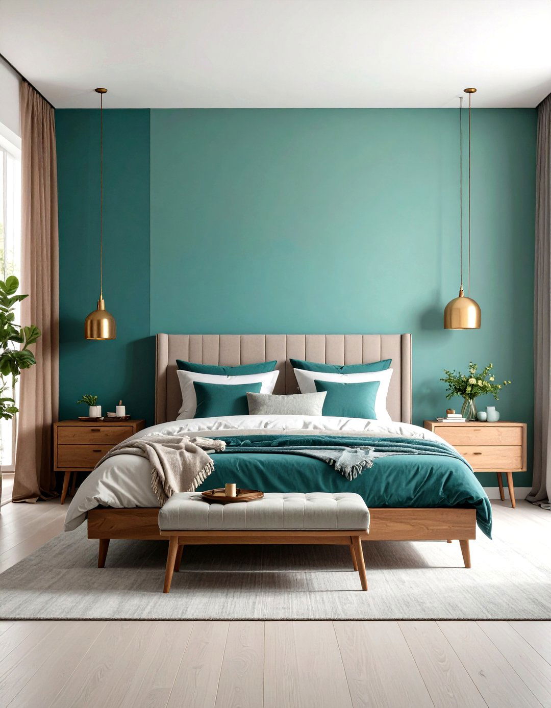 Rhythmic Progression of Paint Color Shades - 30 rhythm in interior design ideas