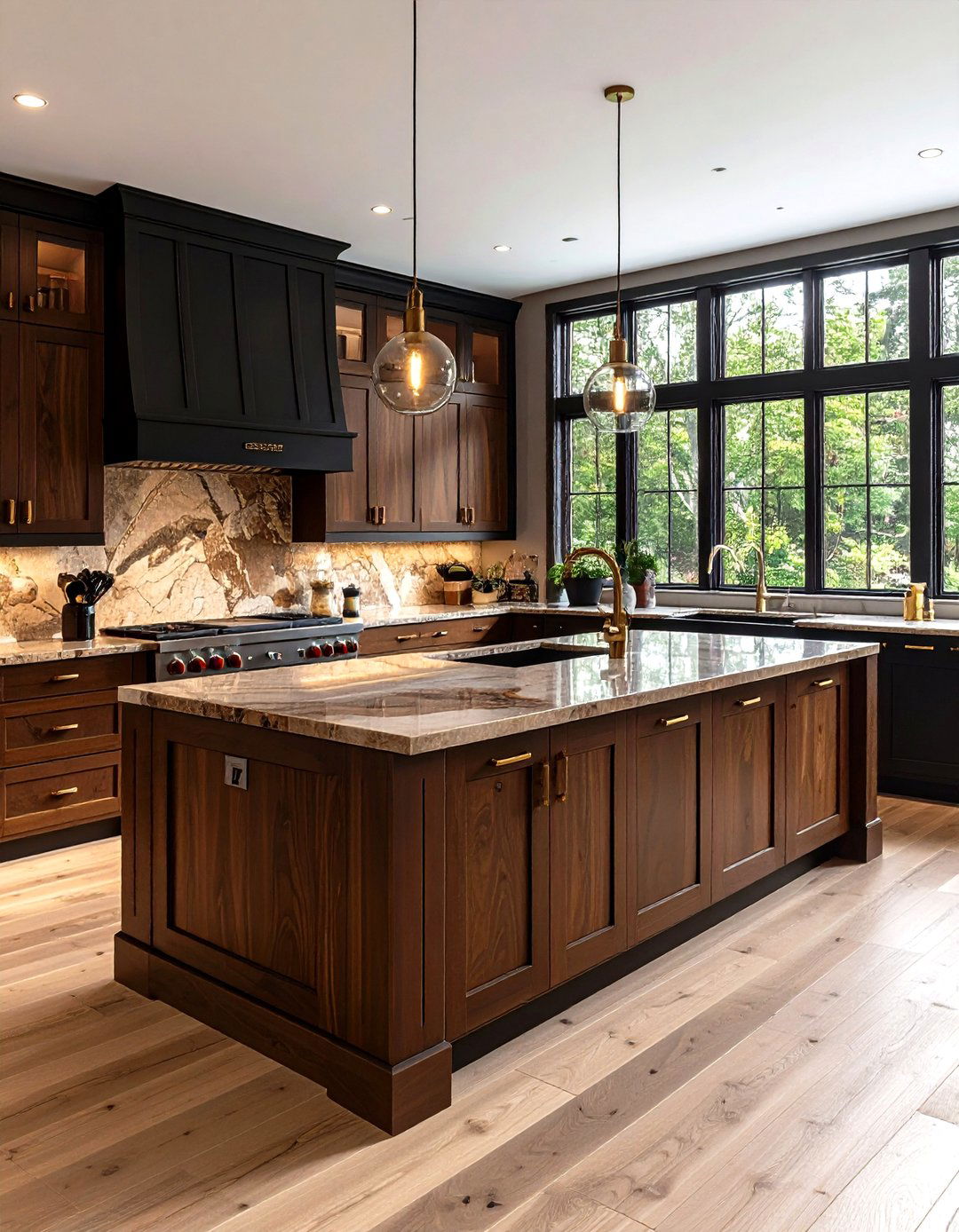 Rich Brown Black Kitchen Cabinets - 30 kitchen cabinet color trends 2025